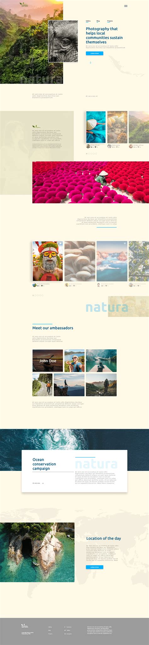 Nature Conservation Project on Behance