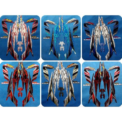 Jual Striping Stiker Lis Les Body Motor Suzuki Satria Fu Barong