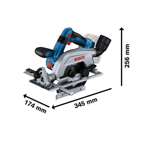 Bosch Gks 18v 57 2 L 18v Cordless Brushless 165mm Circular Saw Body Only Power Tool World