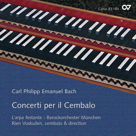 C P E Bach Keyboard Concerto In G Major Wq I Allegro Di Molto