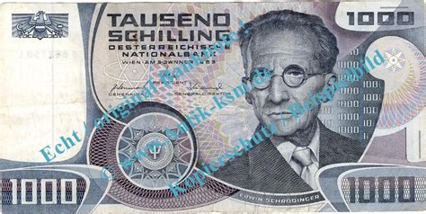 Sterreich Austria Schilling Banknote Sterreich