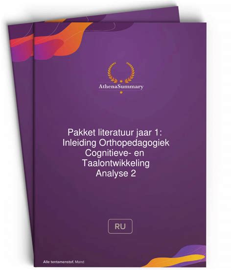 Voordeelpakket Jaar 1 Digitaal Literatuursamenvatting Inleiding