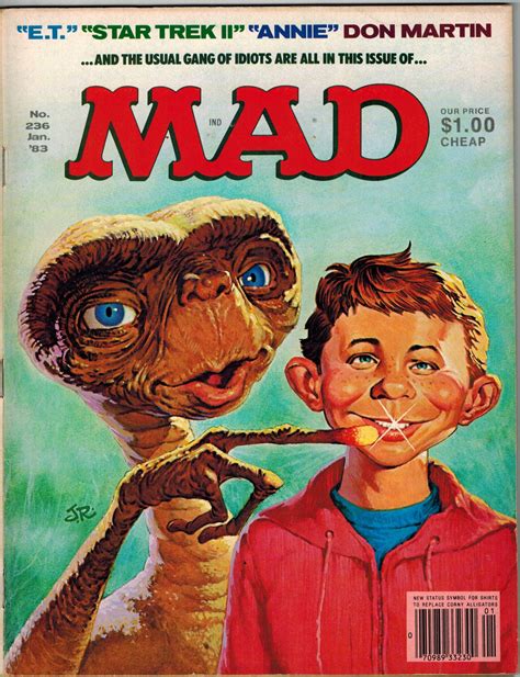 Mad Magazine 236 Jan 1983 Et Star Trek Ii Annie