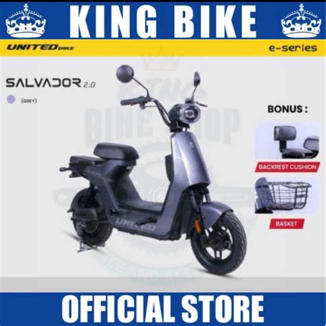 Jual Sepeda Motor Listrik United Salvador Watt Electric Bike