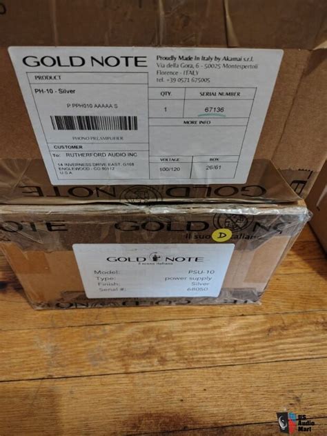 Gold Note Ph Phono Stage And Psu Power Supply Photo Us