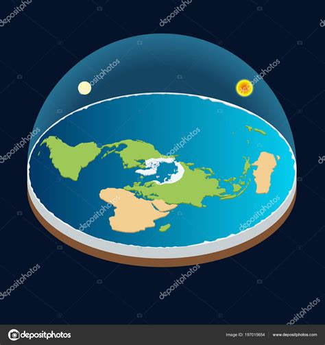 Isometric Planet Earth Sun And Moon Vector Illustration Stock Vector By ©golden Sikorka 197015654