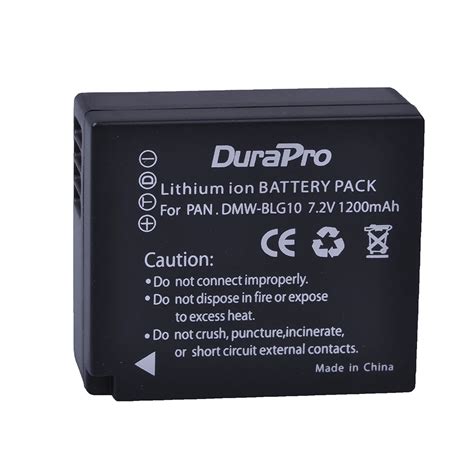 Durapro 1pc Dmw Blg10 Dmw Blg10e Blg10 Blg10pp Camera Battery For