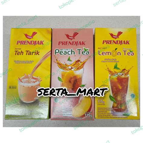 Jual Teh Prendjak Instan Lemon Tea Peach Tea Prendjak Teh Tarik