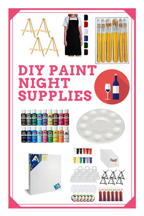 DIY Paint Party Supplies - Step By Step Painting Tutorials