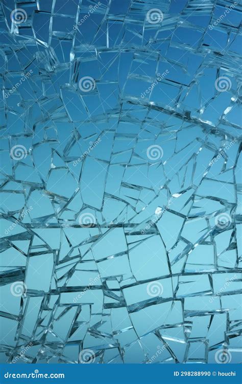 Shattered Glass Texture Broken Glass Fragmented Glass Set 24 Stock Illustration