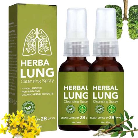 Breathdetox Herbal Lung Cleansing Spray Natural Herbal Lung Cleanse