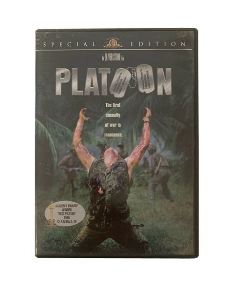 PLATOON DVD 2009 Special Edition Single Disc Version LIKE NEW With