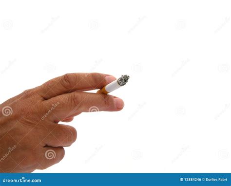 Hand With Cigarette Royalty Free Stock Image Image 12884246