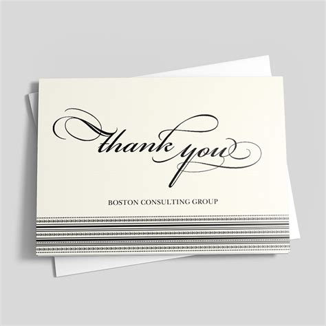 Formal Thank You Card By CardsDirect