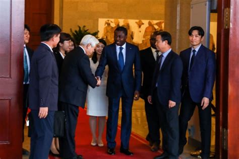 Togo Pastor Ock Soo Park Meets With Togo President Faure Gnassingbe