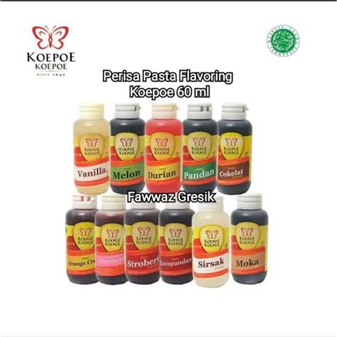 Jual 60 Ml Koepoe Perisa Pasta Makanan Essen Aroma Kue Coco Pandan