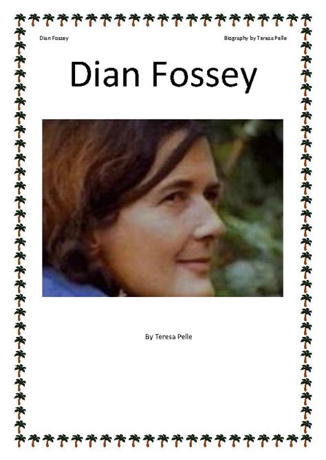 Dian Fossey Biography by 6gstudent11 - Flipsnack