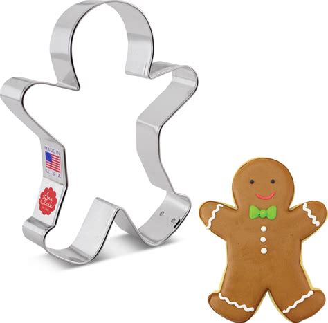 Amazon Saktopdeco 8 Counts Gingerbread Metal Cookie Cutter Small