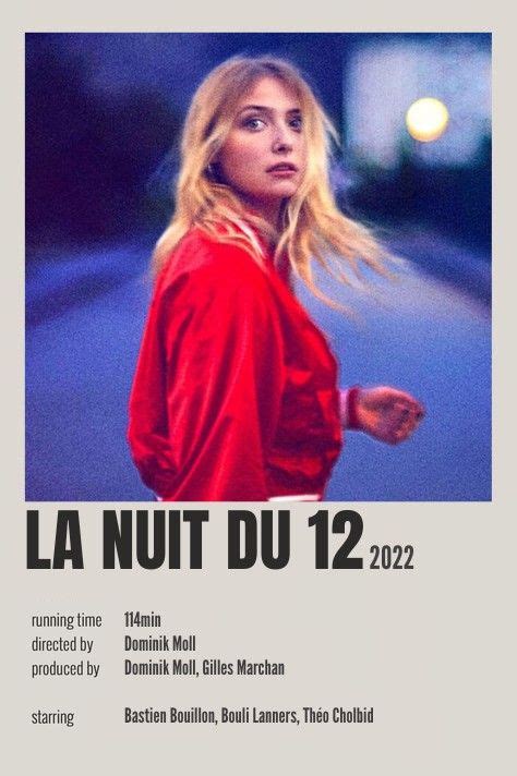 La Nuit Du Minimalist Polaroid Poster Film Film Fran Ais