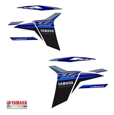 Adesivos Da Yamaha Xtz Lander Abs Original Parcelamento