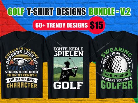 Golf T-Shirts Design Bundle - Golf T-Shirts Design Bundle