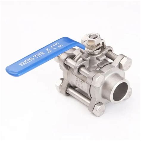 SS316 Food Grade 3PC Clamp Ball Valve Sanitary Stainless Steel Compass