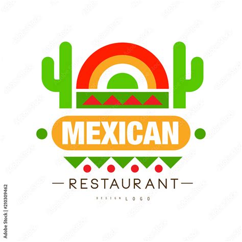 Mexican Restaurant Logo Design Authentic Traditional Continental Food