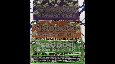 Make Mychallenge Ohio Lottery Scratch Off Tickets Hunting Multipliers