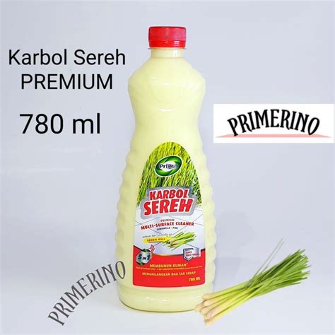 Jual PRIMO KARBOL SEREH PREMIUM BOTOL 780 ML Shopee Indonesia