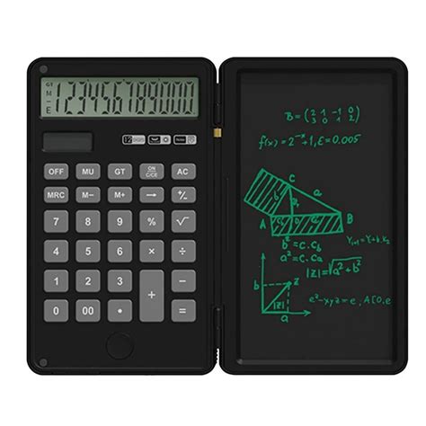 Calculadora Plegable Con Bloc De Notas Calculadora Cient Fica LCD De 12