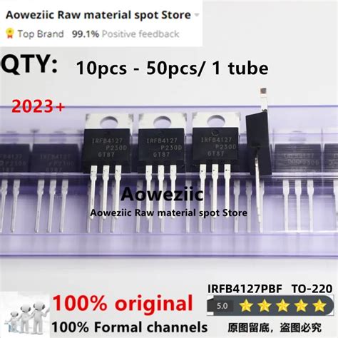 Aoweziic 2023 100 New Imported Original IRFB4127PBF IRFB4127 TO 220