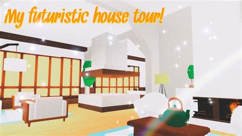 My Aesthetic Futuristic House Tour Adopt Me Roblox Vol