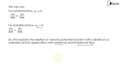 Streamline Function And Velocity Potential Function In Rectangular