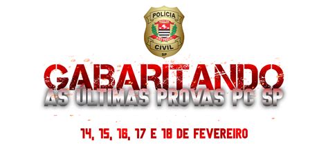 GABARITANDO AS ÚLTIMAS PROVAS PC SP QG Concursos