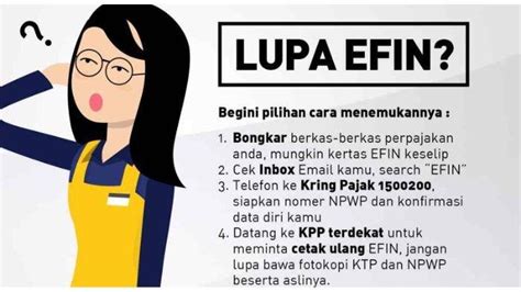 Lupa Efin Saat Mau Lapor Spt Tahunan Ini Cara Mendapatkannya