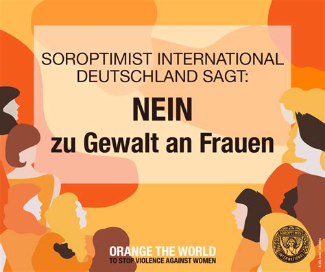 Nein Zu Gewalt An Frauen Soroptimist International Club Stuttgart