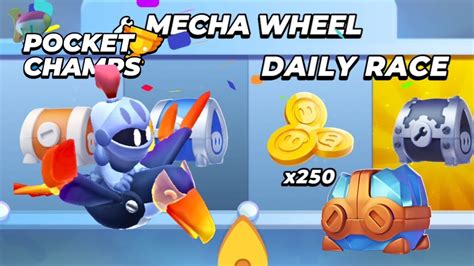 World Best Pocket Champs Game Daily Race Knight And Mecha Wheel YouTube