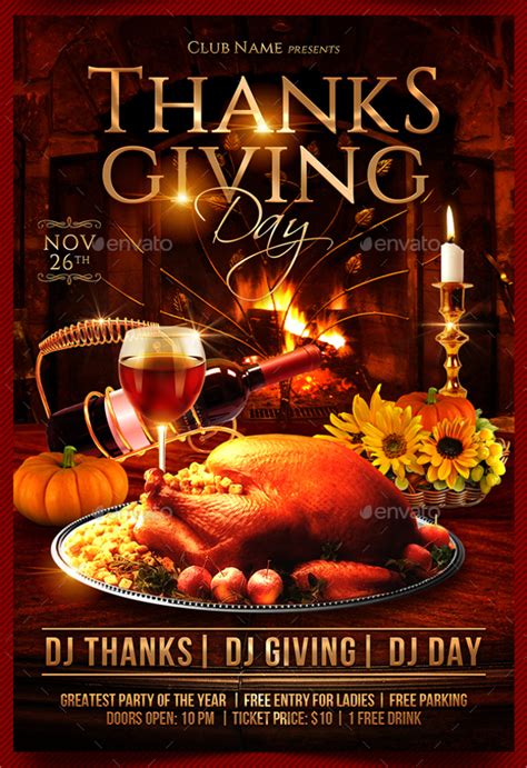 Thanksgiving Flyer Templates