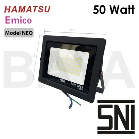 Lampu Led Sorot Tembak Floodlight Outdoor Lapangan Cob Smd