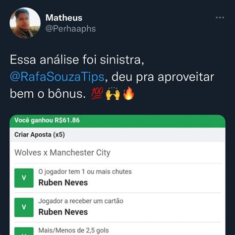 Rafa Souza Tips On Twitter Vem Comigo Aprender A Apostar Em Futebol