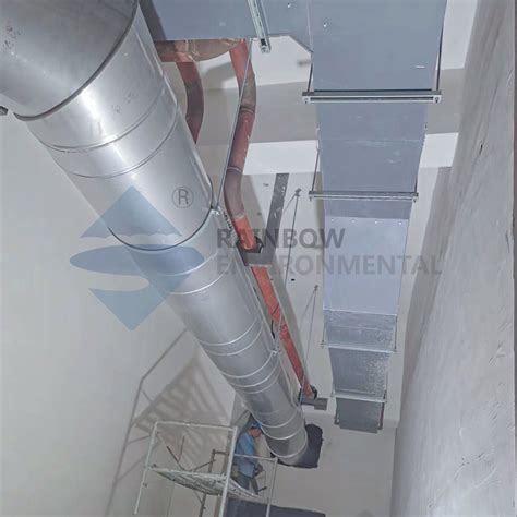 Generator Flue System Stainless Steel Duct Rectangular Air Duct Hvac