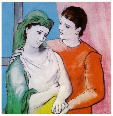 El VarÓn En El Arte Picasso Pablo 1923 Los Amantes Detalles