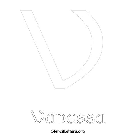 Vanessa Name Drawing