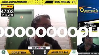 Gol do Coritiba Andrey aos 46 minutos do 1º tempo Coritiba x América