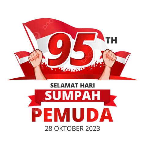 Logo Resmi Hari Sumpah Pemuda Ke Tahun Vektor Logo Sumpah Hot Sex