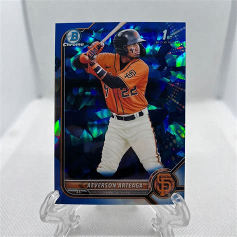 2022 Bowman Sapphire Edition Chrome Prospects Aeverson Arteaga Bcp 82