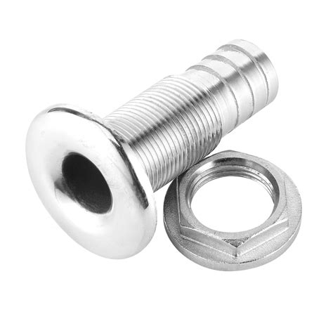 Thru Hull Fitting Yacht 3 4in Outlet 316 Stainless Steel Boat Water Drainage Fittings Plug