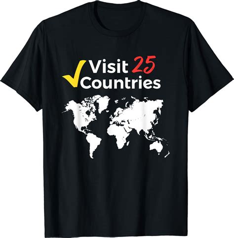 World Traveler Shirt Visited Countries Map Shirt And T T Shirt