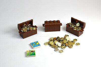 Lego Piraten Castle Schatz Schatzkiste Truhe Karte Gold Goldst Cke