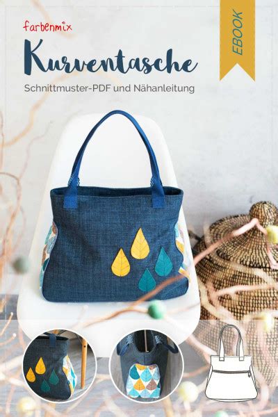 Schnittmuster Umh Ngetasche Im Retrolook Farbenmix